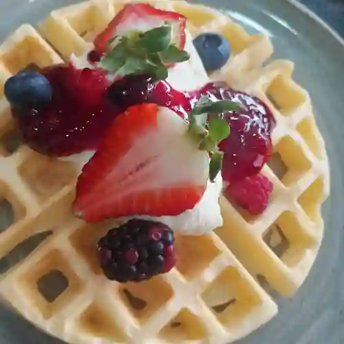 Waffle Frutos Rojos