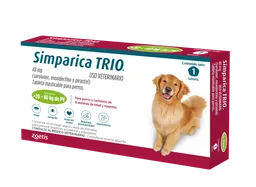 Simparica Trio Antiparasitario para Perro 20 - 40 Kg