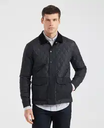Chaqueta Diamond Quilted Negro Sombrío Ultra Oscuro M Chevignon