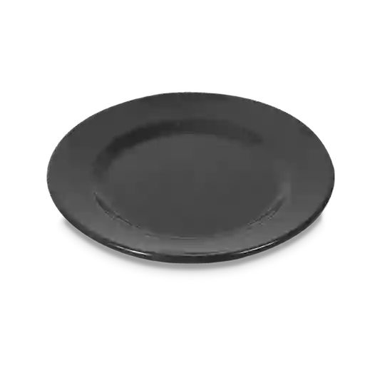Aro Plato Melamina 100 Redondo Negro 28 cm