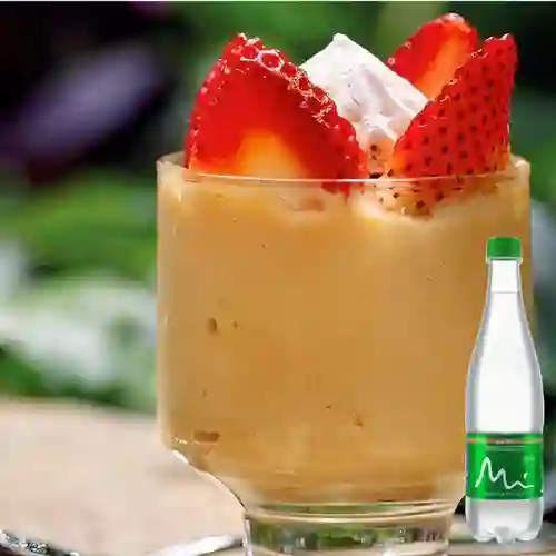 Combo Suspiro a la Limeña + Manantial con Gas 600 ml