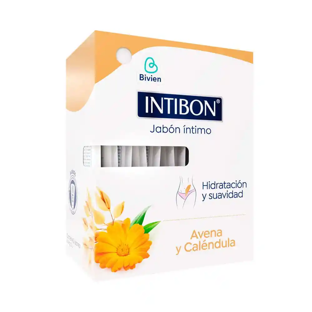 Jabón Intimo Intibon Avena y Caléndula (12 Und)