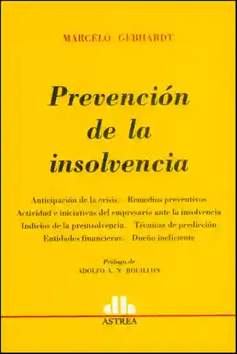 Prevención de la Insolvencia