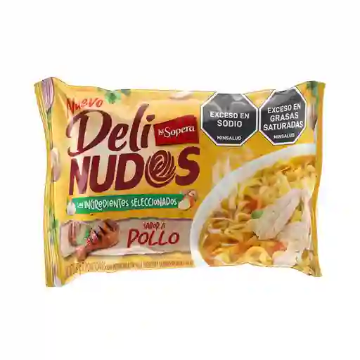 Delinudos Sopa Sabor Pollo