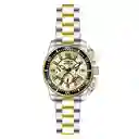 Invicta Reloj Hombre Acero Oro 21955J