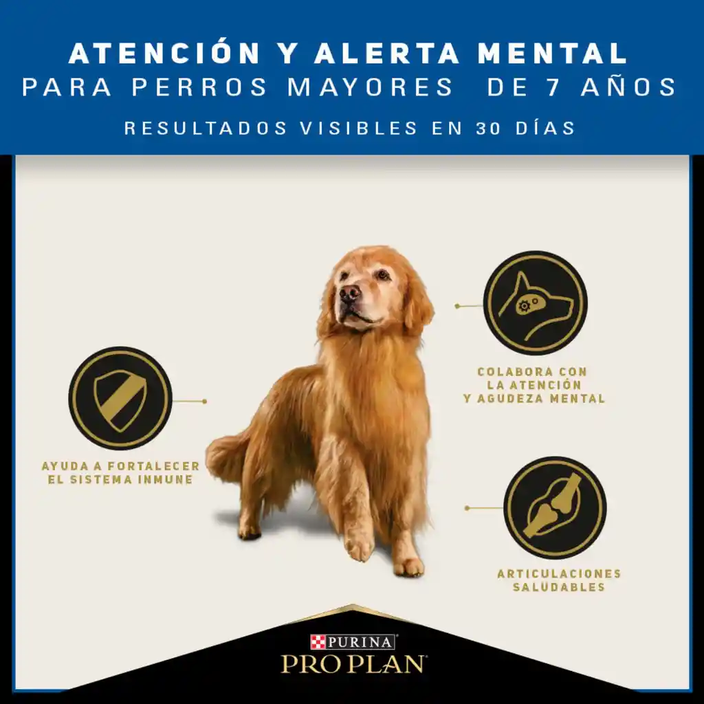 Comida para Perros adultos +7 años razas medianas Purina Pro Plan x 13 kg