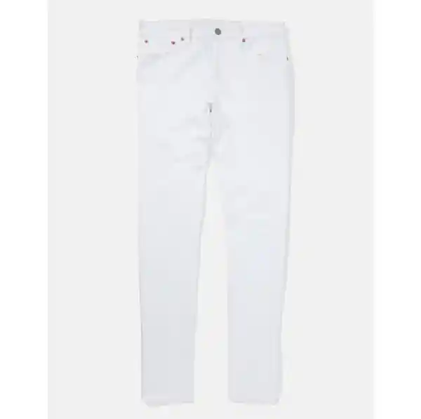 Jean Slim Hombre Blanco Talla 31 x 30 American Eagle