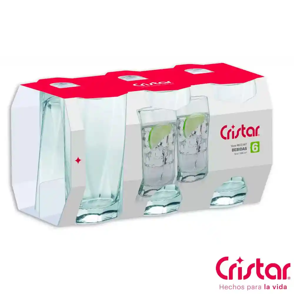 Set Vasos Cristar Mozart
