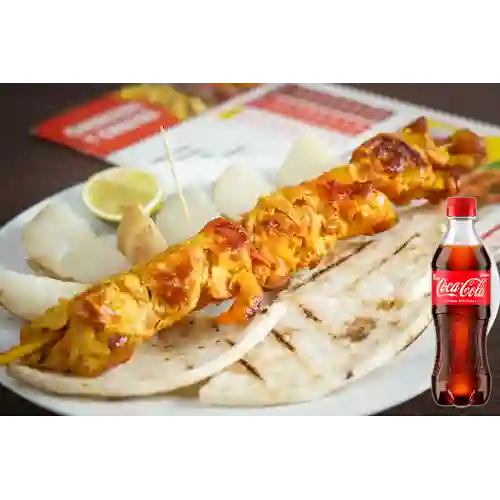 Combo Chuzo de Pollo + Coca Cola Original 400 ml