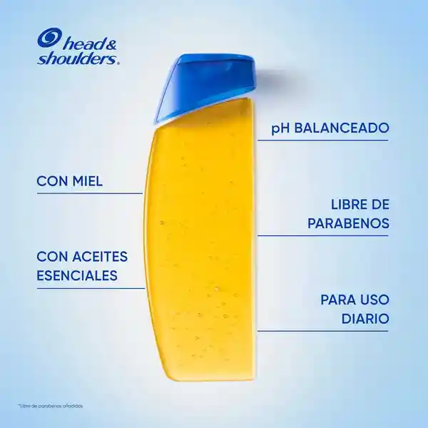 Head & Shoulders Shampoo Anti-Resequedad Nutrición Diaria 1 L