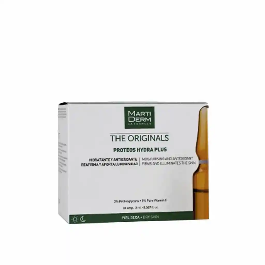 Martiderm Hidratante Proteos Plus 10 Ampolletas
