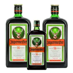 2 Jagermeister 700ml + Jagermeister 350ml