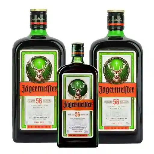 2 Jagermeister 700ml + Jagermeister 350ml