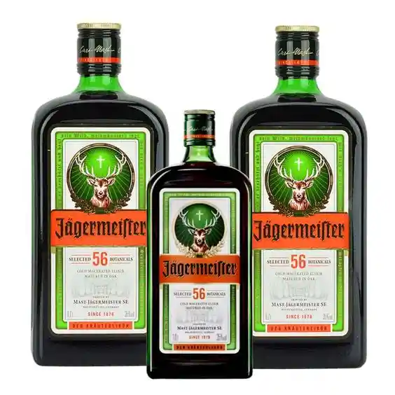 2 Jagermeister 700ml + Jagermeister 350ml