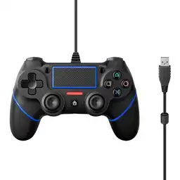 Steren Control Alámbrico Compatible Con Ps4