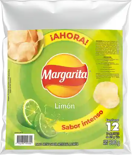 Margarita Snack Papas Limón 25 g