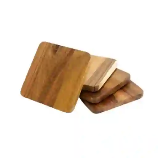 Set Porta Vasos Acacia X4 Pzs Cy4654870