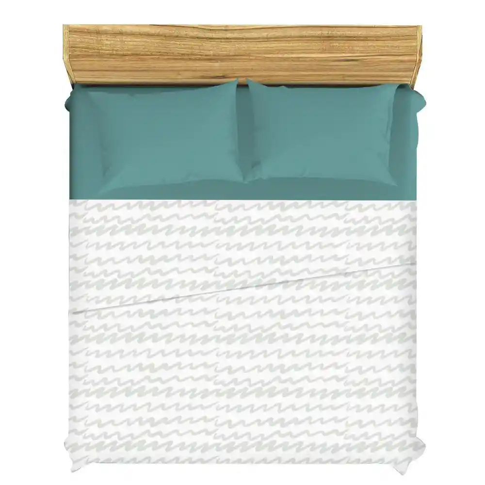 J/cama 100% Pol Ayan King Estampado