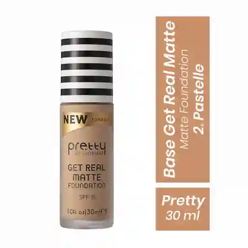 Pretty Base Get Real Matte Foundation Pastelle 30 mL