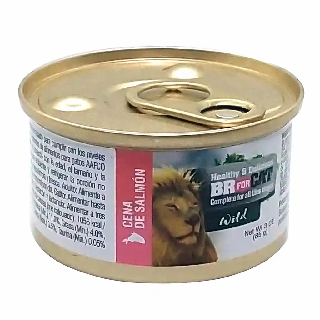 Br For Cat Alimento para Gato Wild Cena de Salmón