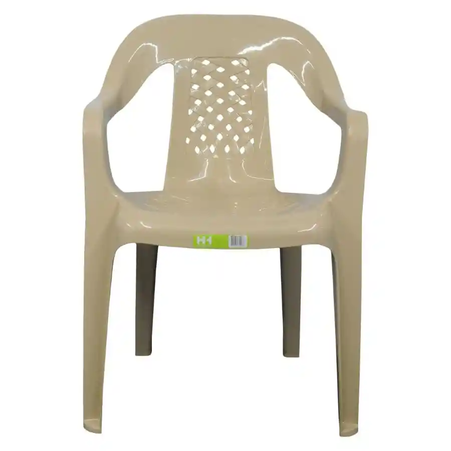 Silla H&h Brisa Con Brazo Beige