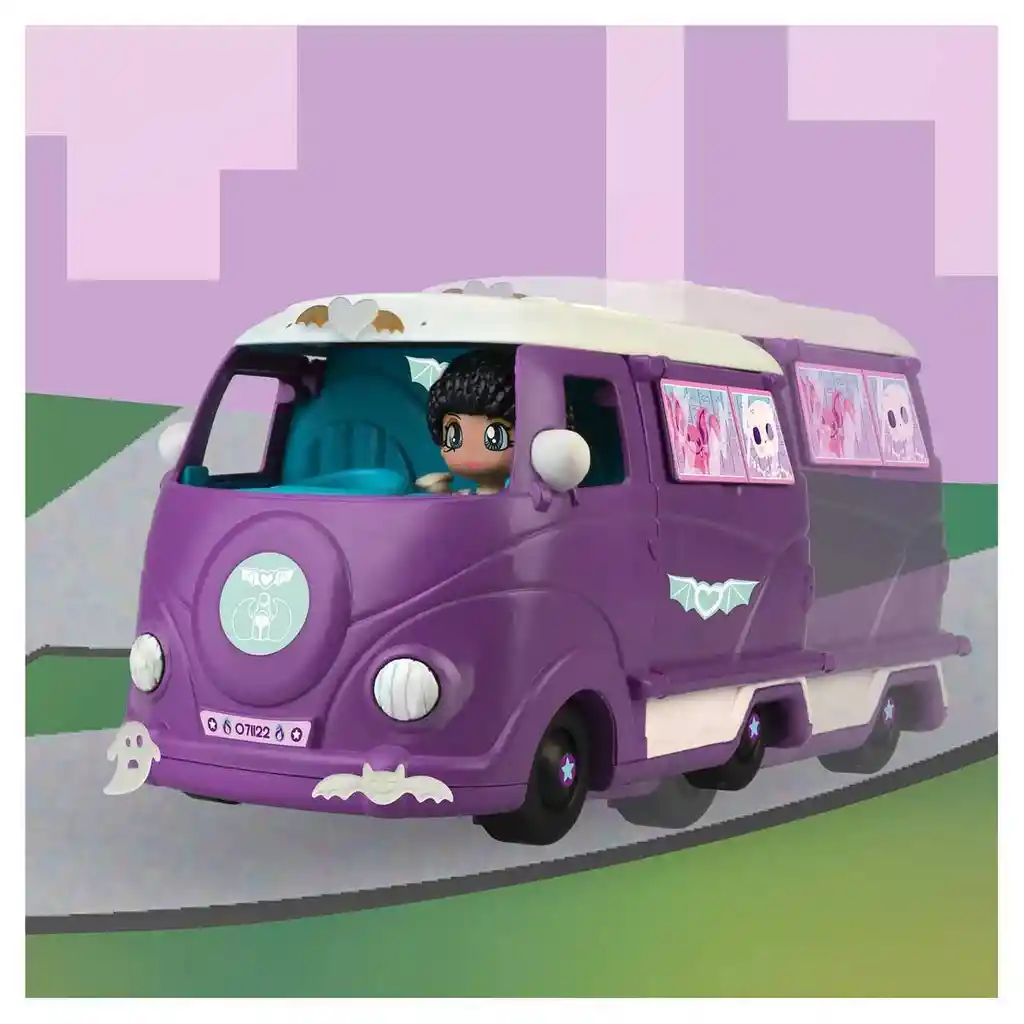 Pinypon Set Muñeca Terrific Van