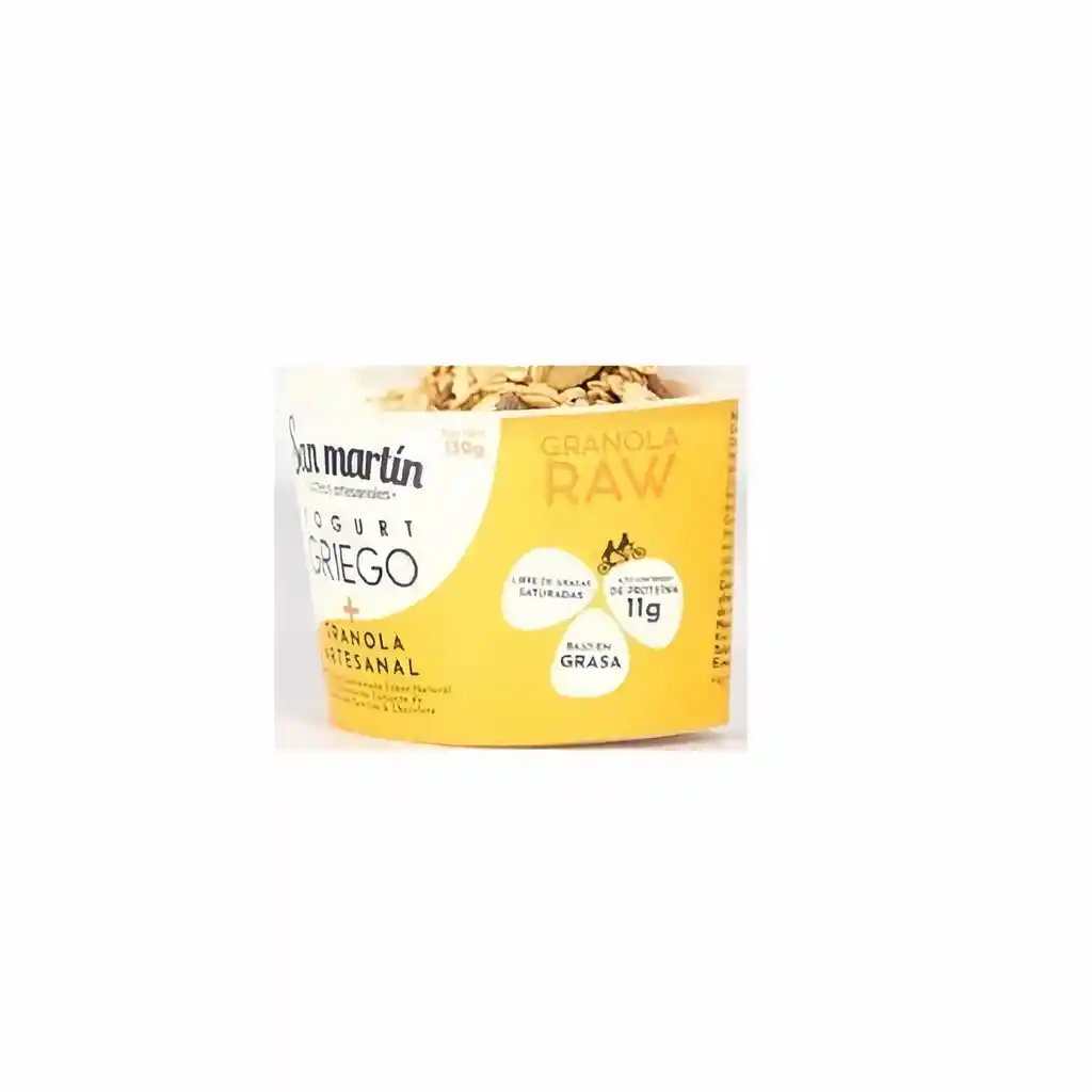 San Martin Yogurt Griego Con Granola Artesanal