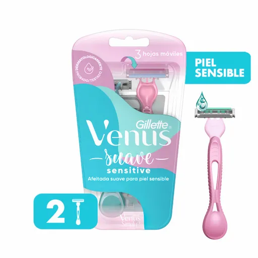 Gillette Venus Máquina de Afeitar Sensitive 