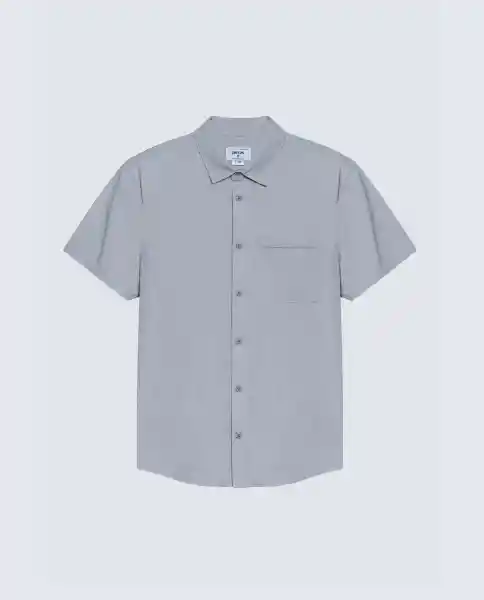 Camisa Hombre Gris Talla M 819G000_GRI154704 Americanino