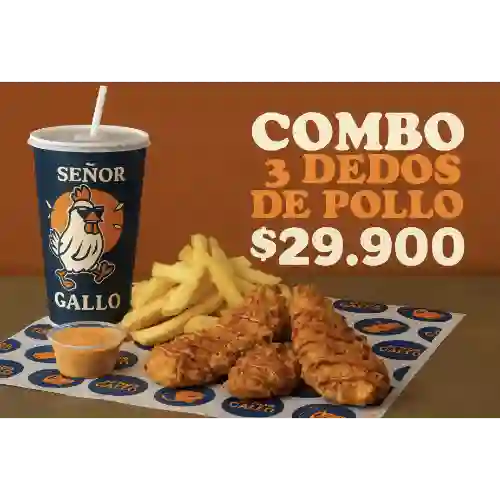 Combo 3 Dedos de Pollo