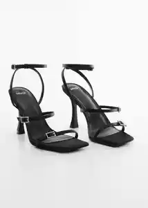 Sandalias Anna1 Negro Talla 38 Mujer Mango