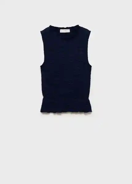 Top Val Navy Talla 10 Niñas Mango