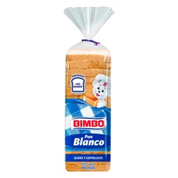 Pan Tajado Bimbo Blanco Suave Esponjoso (600 Gr)