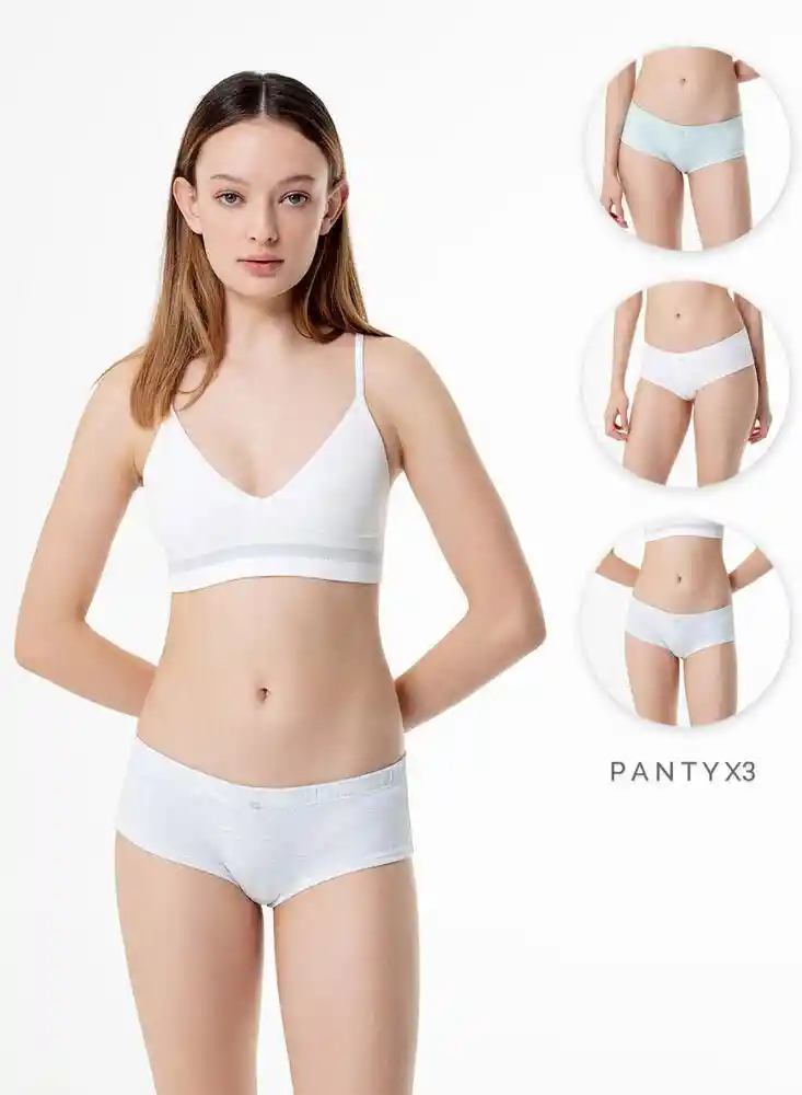 Panty Paq Cachetero Mujer M-surtido