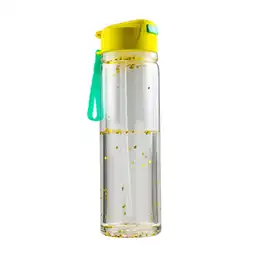Botella Brillos Tapa Botón