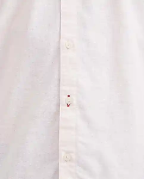 Camisa Linen Manga Larga Rosa Cósmico Claro Talla M Chevignon
