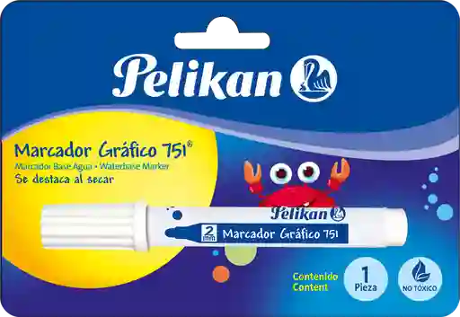 Pelikan Marcador Grafico 751 Bco X1U