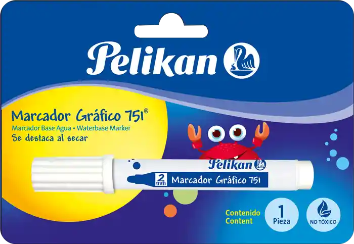 Pelikan Marcador Grafico 751 Bco X1U