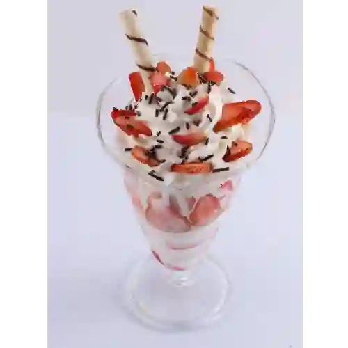 Fresas con Helado