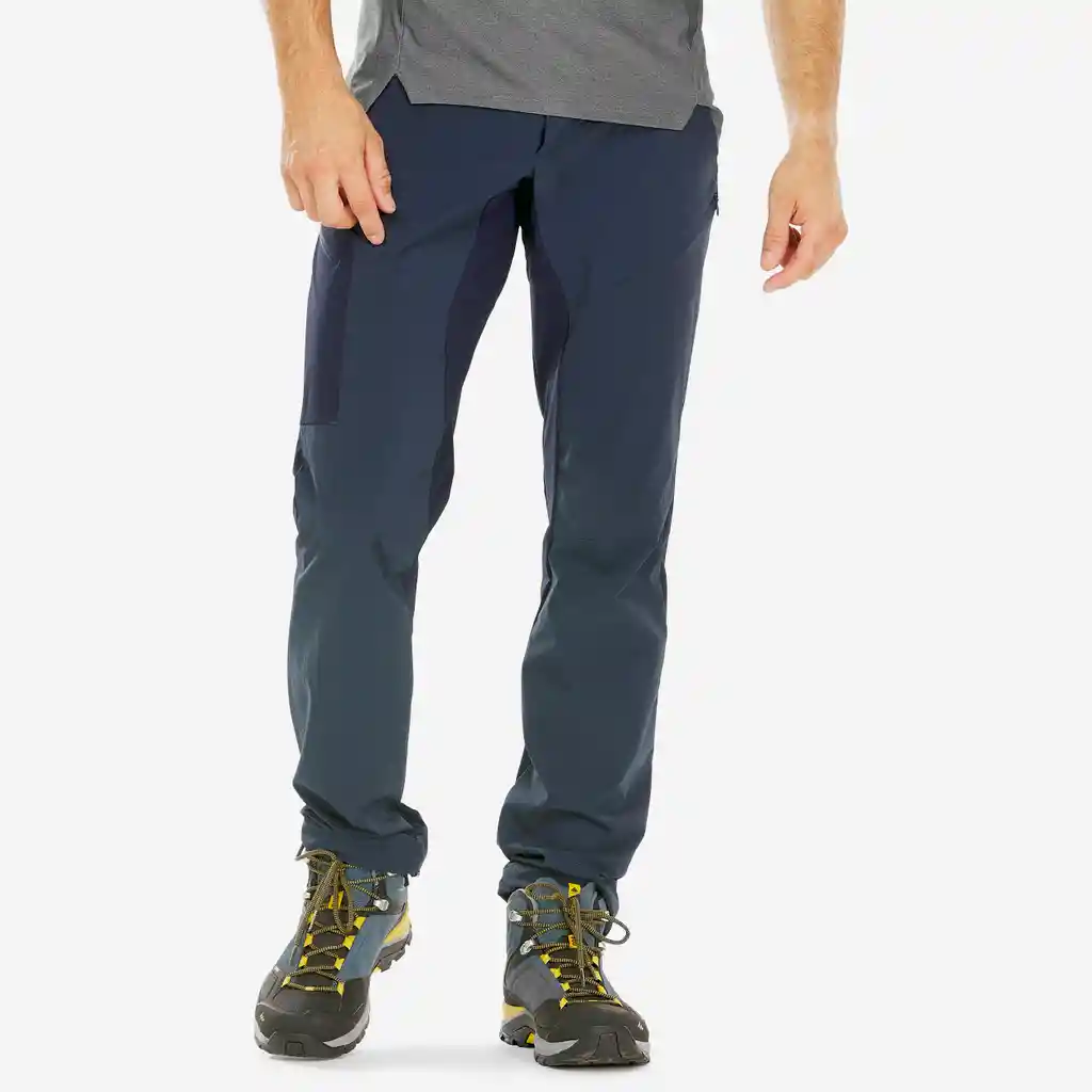 Pantalón Secado Rápido de Senderismo Para Hombre Quechua Mh500 Azul
