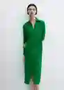 Vestido Bilma6 Verde Talla S Mujer Mango