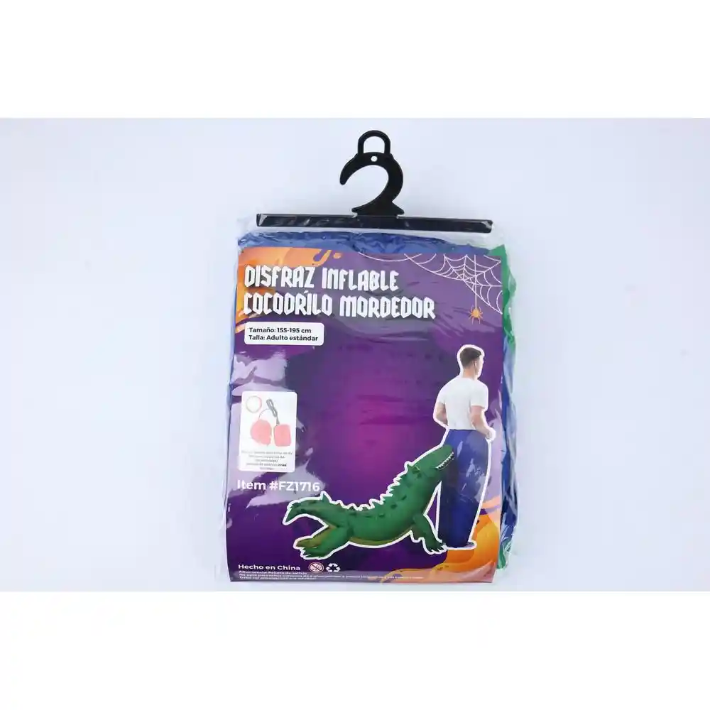 Disfraz Inflable Cocodrilo Mordedor Unica-surti9905
