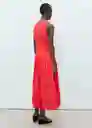 Vestido Gilda Rojo Valentino Talla S Mujer Mango