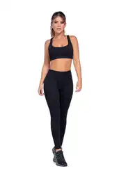 Legging Deportivo Texturizado M-negro