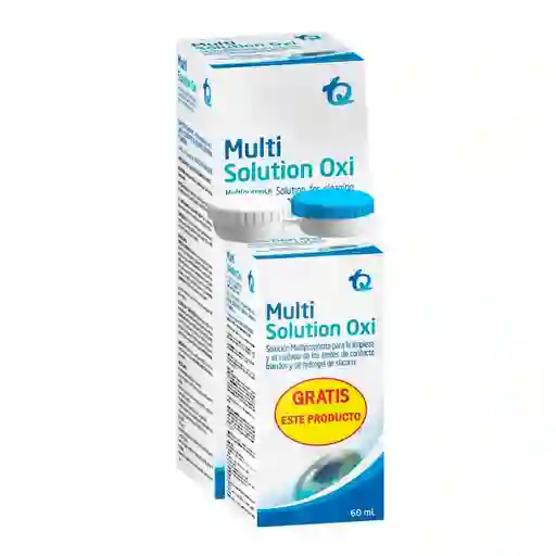 Multi Solution Oxi Solucion Para Lente de Contacto X 360 Ml Gratis