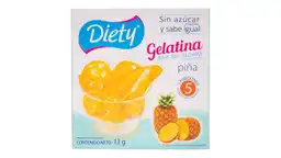 Diety Gelatina en Polvo Sabor Piña sin Azúcar 