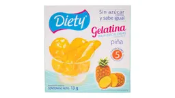 Diety Gelatina en Polvo Sabor Piña sin Azúcar 