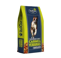 Italcan Plus Alimento para Perro de Carne y Verduras