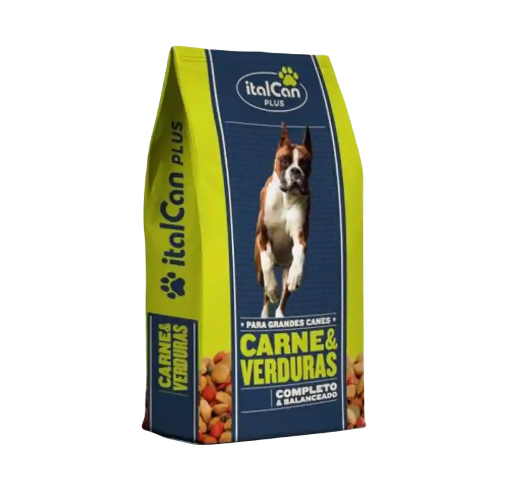 Italcan Plus Alimento para Perro de Carne y Verduras