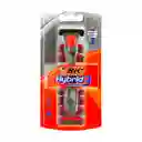 Bic Kit Máquina de Afeitar Hybrid Advance + Repuestos